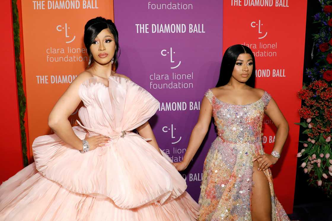 Cardi B and Hennessy Carolina attend the Annual Diamond Ball benefiting the Clara Lionel Foundation at Cipriani Wall Street in New York City