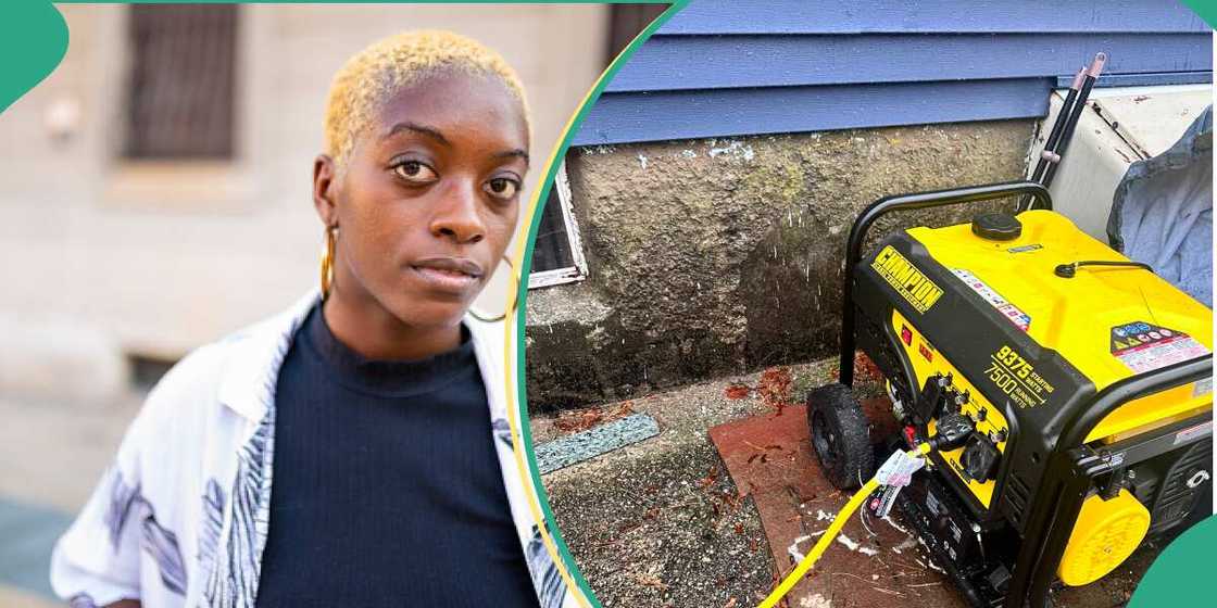 Nigerian lady in America explains why she used a generator there Nigerian lady in America explains why she used a generator there