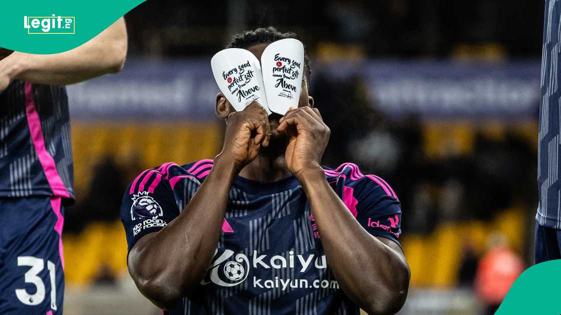 Taiwo Awoniyi has donated food items to the less privileged through his foundation in Ilorin. Taiwo Awoniyi has donated food items to the less privileged through his foundation in Ilorin.