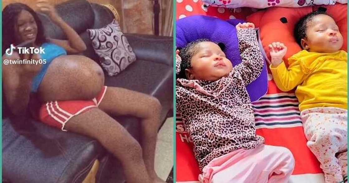 Lady shares adorable video of her twin babies Lady shares adorable video of her twin babies