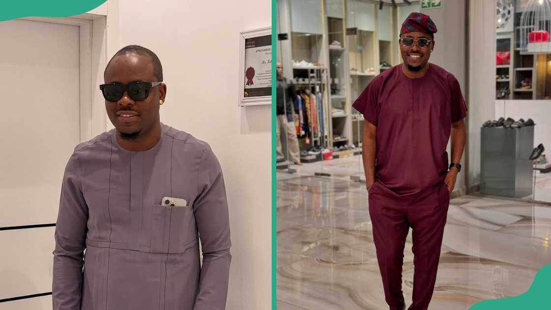 Lege Miami smiles as he poses for different pictures