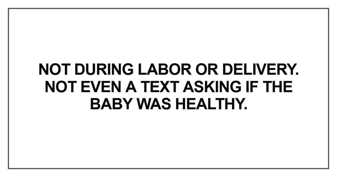 Not during labor or delivery Not during labor or delivery