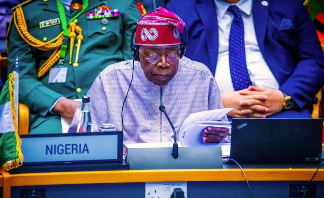 Shugaban Najeriya, Asiwaju Bola Ahmed Tinubu. Shugaban Najeriya, Asiwaju Bola Ahmed Tinubu.