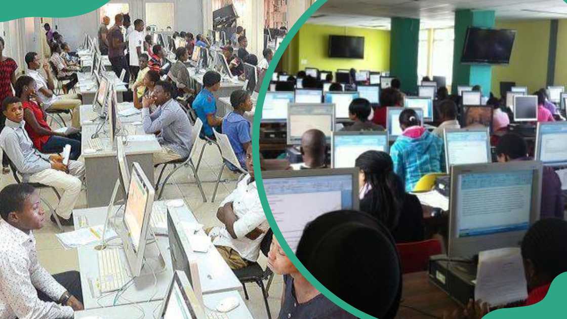 Students registering for JAMB exams and placements Students registering for JAMB exams and placements