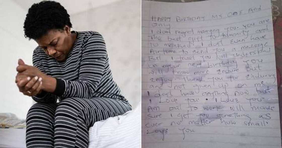 Married woman shares letter she received from husband Married woman shares letter she received from husband