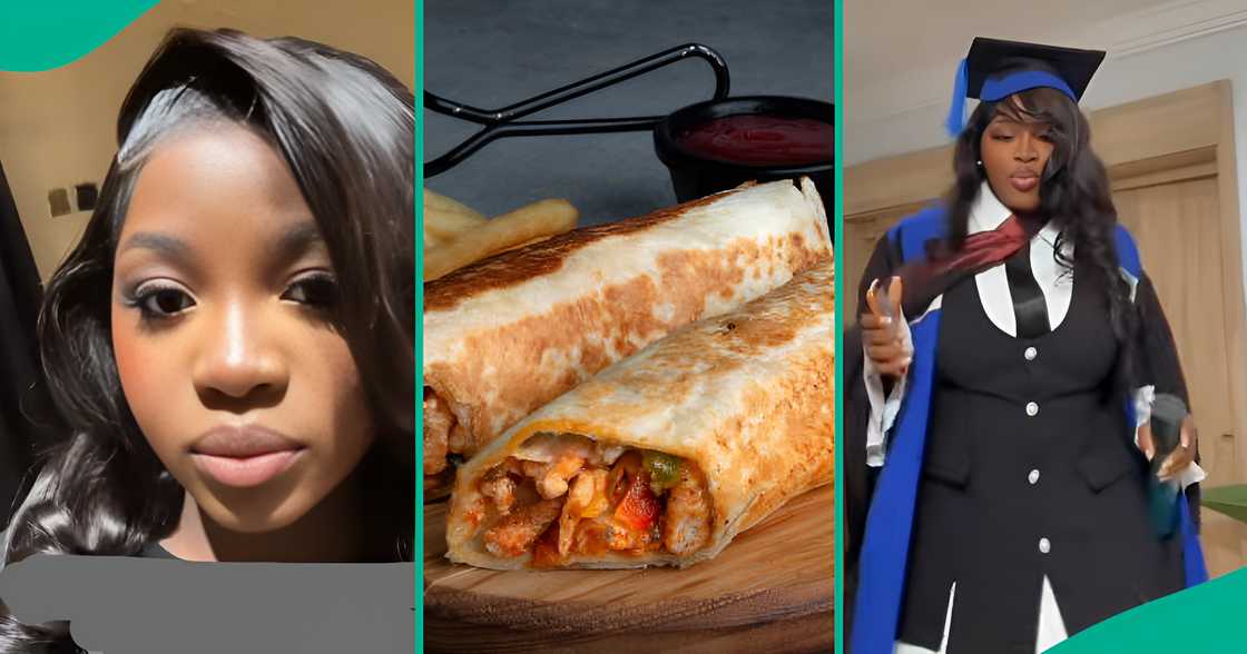 Nigerian lady who sold shawarma in hostels to fund studies graduates. Nigerian lady who sold shawarma in hostels to fund studies graduates.