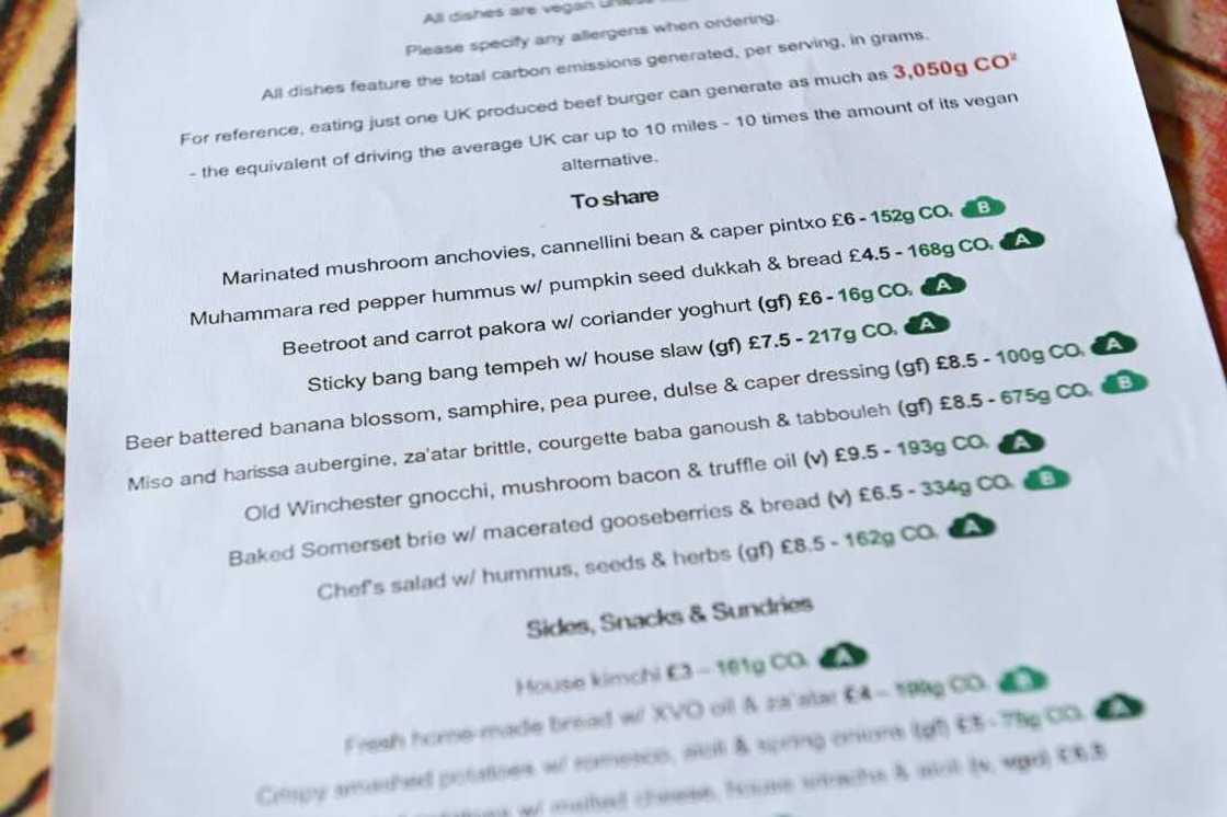 The Canteen became in July the first restaurant to agree to put its carbon footprint on the menu under a campaign spearheaded by UK vegan campaigning charity Viva! The Canteen became in July the first restaurant to agree to put its carbon footprint on the menu under a campaign spearheaded by UK vegan campaigning charity Viva!