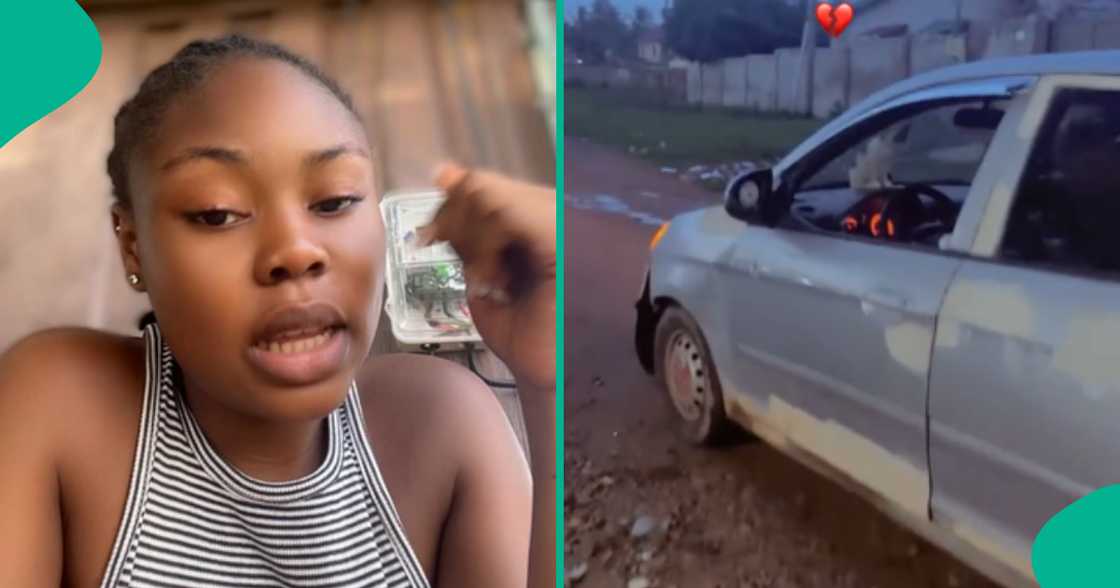 Lady shares what she saw inside ride she ordered, video gets people talking Lady shares what she saw inside ride she ordered, video gets people talking