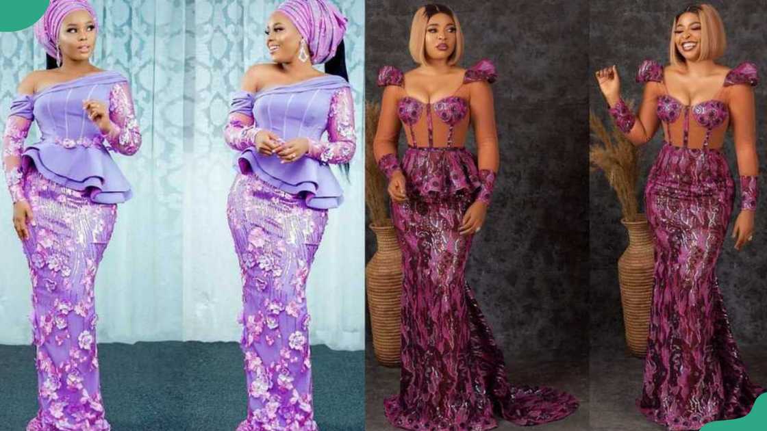 Nigerian lace styles and designs