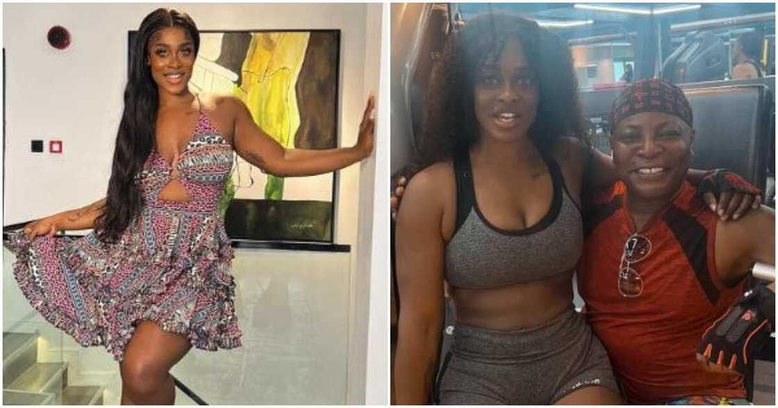 BBNaija star Uriel and her cousin Charly Boy BBNaija star Uriel and her cousin Charly Boy