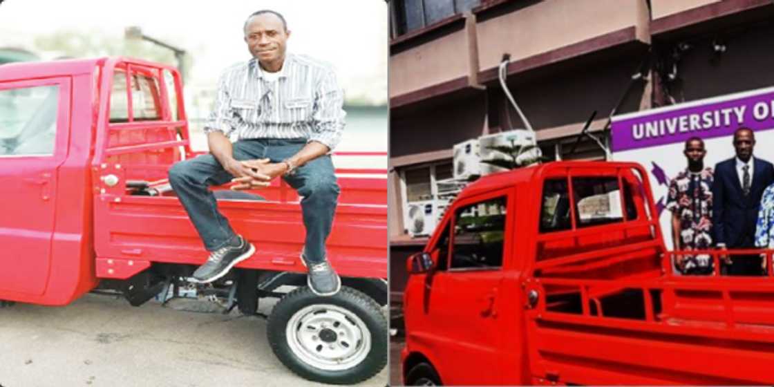 Nigerian Student Builds Utility Vehicle as PhD Project, Stirred Reactions Online