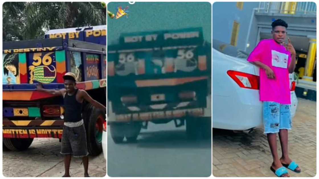 Young Nigerian man flaunts new cars he got Young Nigerian man flaunts new cars he got