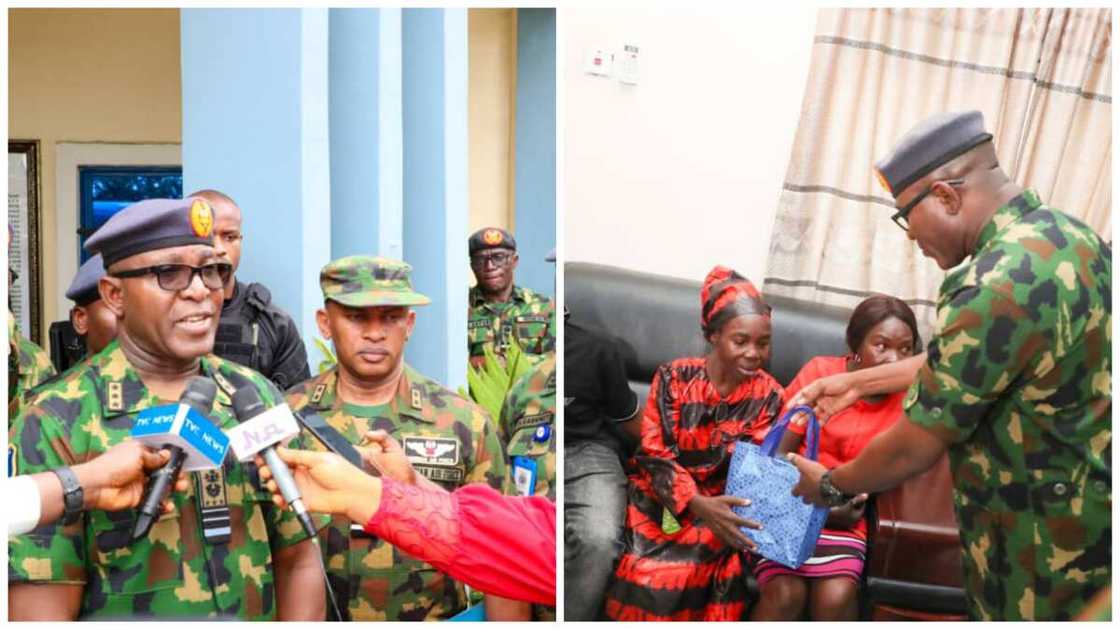 Shugaban NAF ya ziyarci iyalan matukan jirgin da ya yi hatsari Shugaban NAF ya ziyarci iyalan matukan jirgin da ya yi hatsari