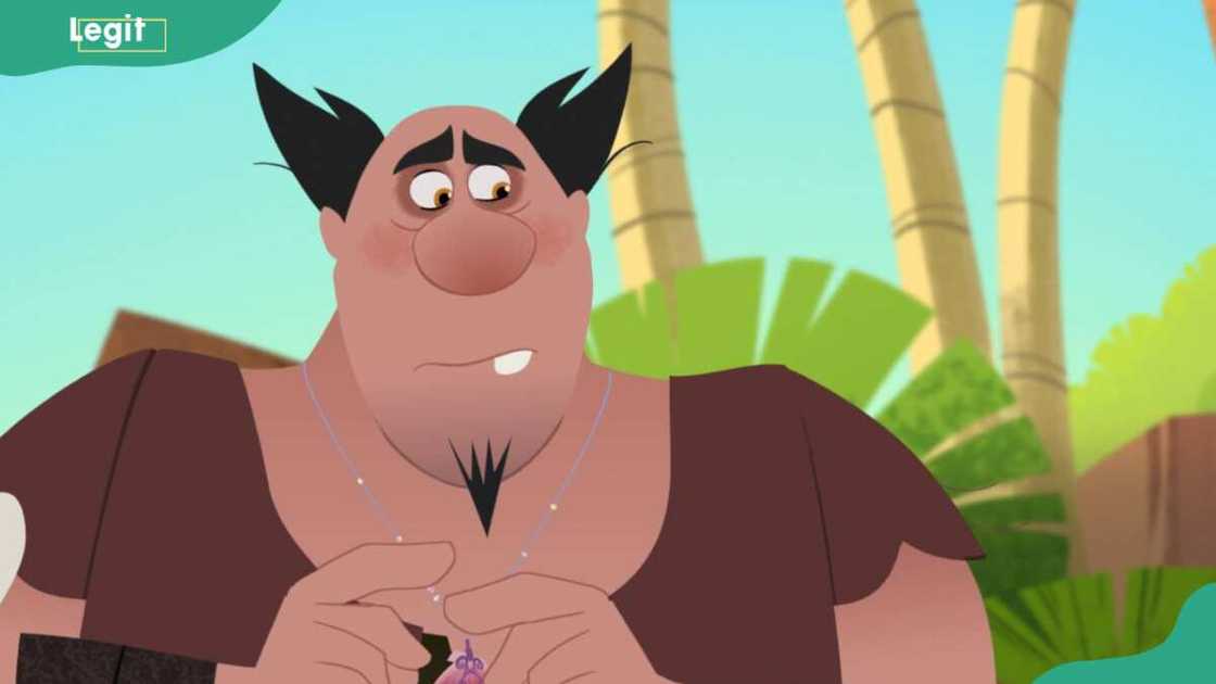 Big Nose Thug with a pink necklace looking worried Big Nose Thug with a pink necklace looking worried
