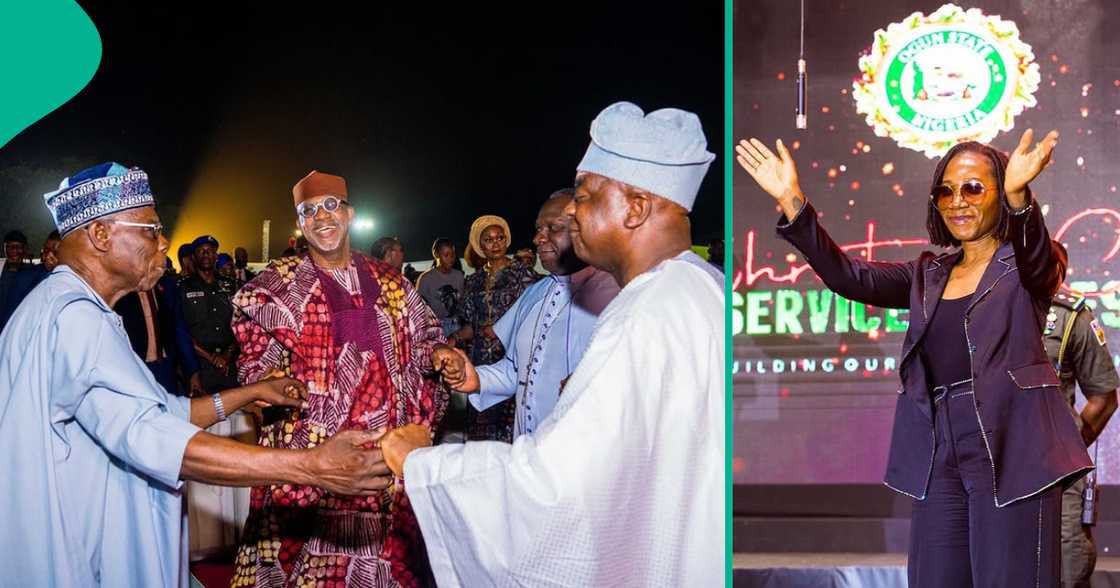 Obasanjo, Oyedepo at Ogun state carol.