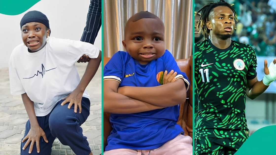 Taaooma reacts to Nigeria, Chelsea, and Real Madrid defeats, shares emotional and funny Quadri video, fans react online, Super Eagles lose to Morocco, Chelsea lose to Arsenal, Real Madrid exit Copa del Rey.