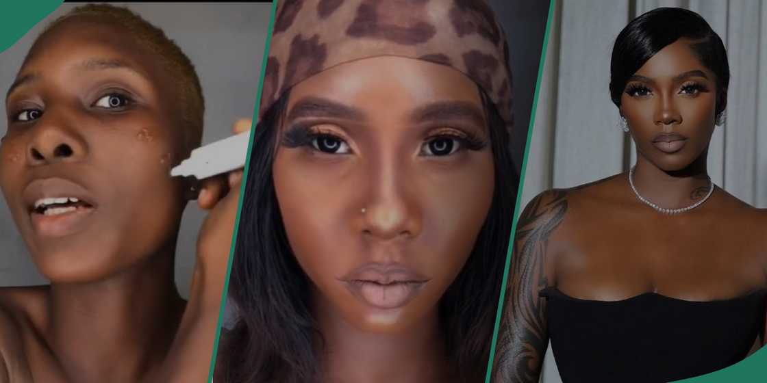 Makeup artist transforms herself to Tiwa Savage Makeup artist transforms herself to Tiwa Savage
