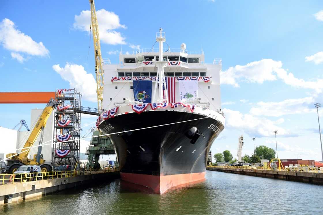 The United States on October 14 will start charging a special port entrance fee for ships built in China or linked to Chinese companies
