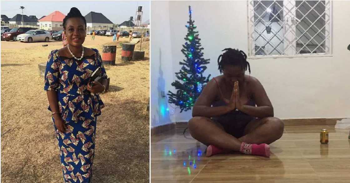 Mata mai san'ar wankau ta gina gidanta, 'yan Najeriya sun taya ta murna Mata mai san'ar wankau ta gina gidanta, 'yan Najeriya sun taya ta murna