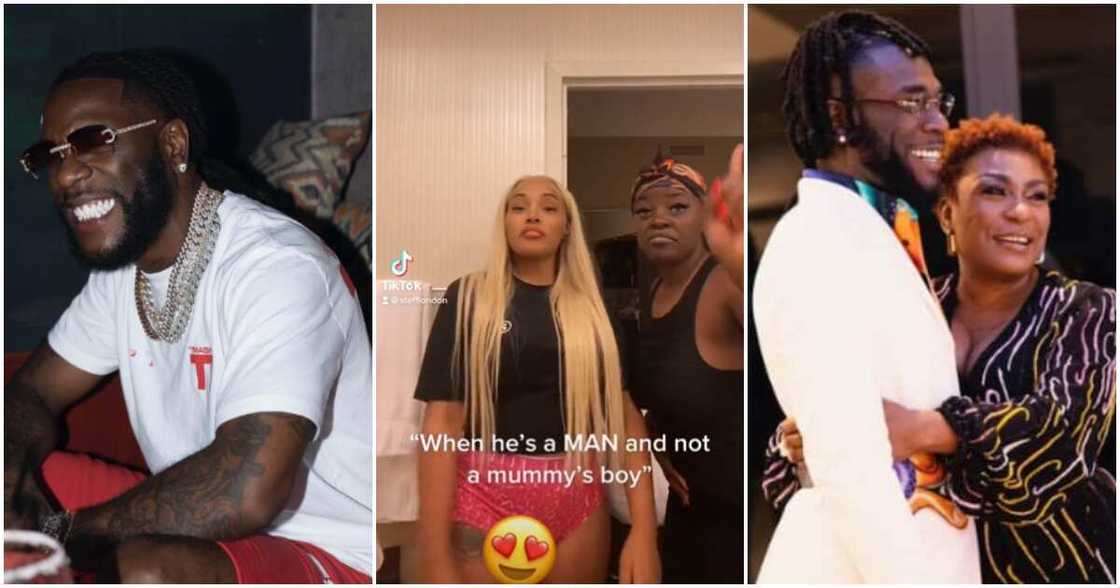 Photos of Burna Boy, his ex Stefflon Don and his mum Photos of Burna Boy, his ex Stefflon Don and his mum