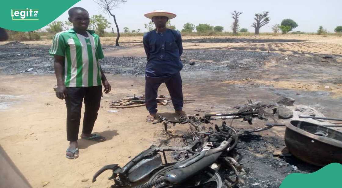 Gobarar ta shafe kasuwar Boda dake garin Gaya Gobarar ta shafe kasuwar Boda dake garin Gaya