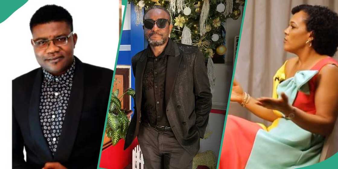 Felix Duke, Emeka Ike and his ex-wife, Suzanne Emma Felix Duke, Emeka Ike and his ex-wife, Suzanne Emma