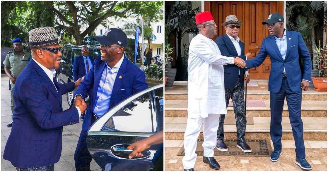Governor Nyesom Wike, Rivers state, APC governors, Dave Umahi, Lagos state governor, Sanwo-Olu Governor Nyesom Wike, Rivers state, APC governors, Dave Umahi, Lagos state governor, Sanwo-Olu