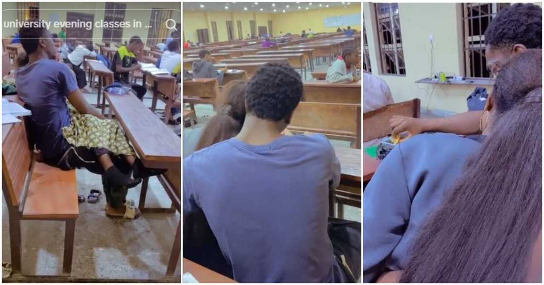 UNICAL, two students, night class UNICAL, two students, night class