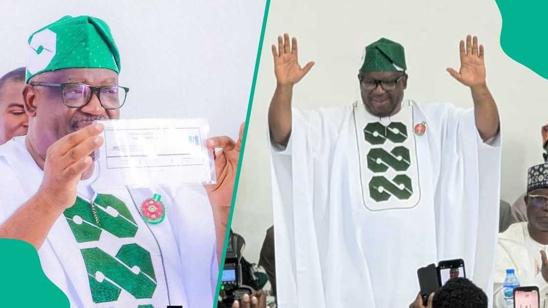 Governor Caleb Mutfwang of Plateau has officially joined the APC after dumping the PDP. Governor Caleb Mutfwang of Plateau has officially joined the APC after dumping the PDP.