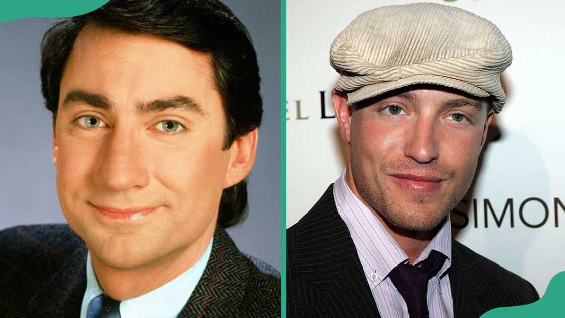 David Garrison in the 80s (L). The actor arrives at the Stone Rose Lounge and Simon LA preview in 2006 (R) David Garrison in the 80s (L). The actor arrives at the Stone Rose Lounge and Simon LA preview in 2006 (R)