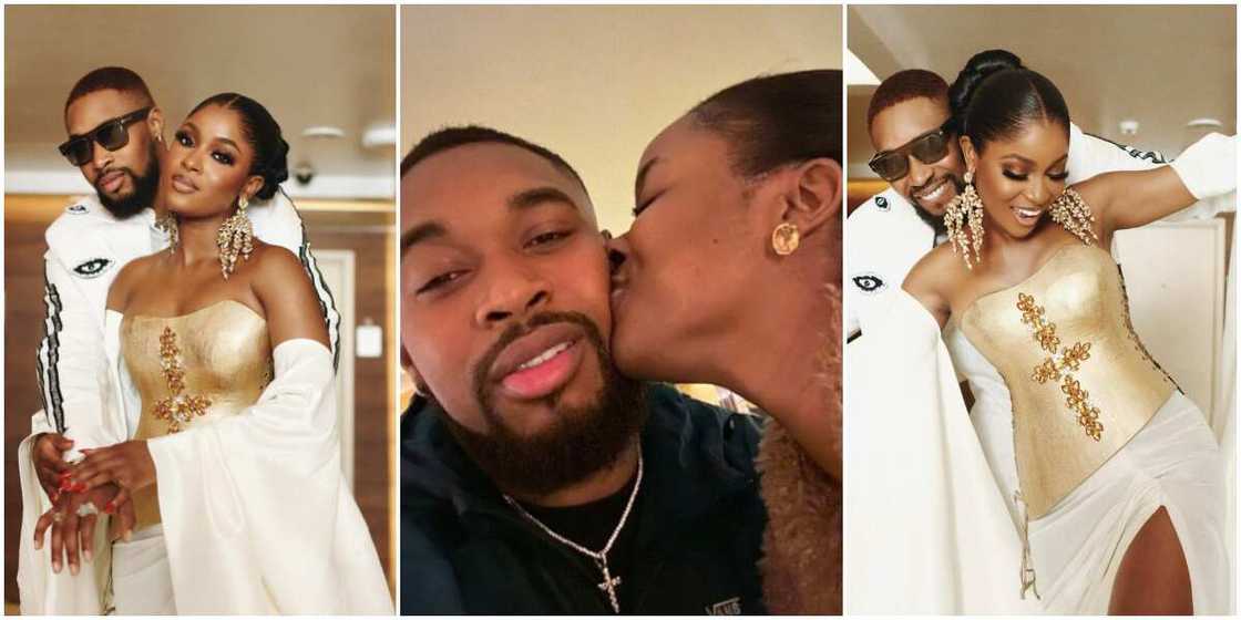 BBNaija Bella and Sheggz, BBNaija Bella and Sheggz kiss, BBNaija Bella and Sheggz