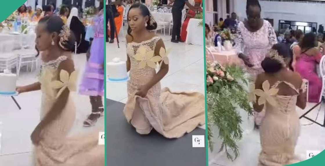 Video emerges as bride moves on knees to deliver cake to her pleased in-laws Video emerges as bride moves on knees to deliver cake to her pleased in-laws