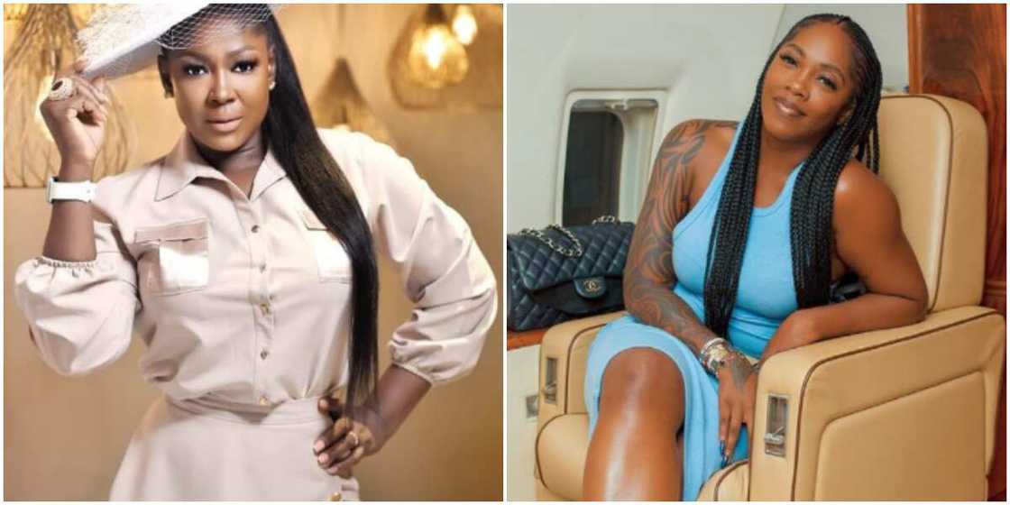 Susan Peters and Tiwa Savage Susan Peters and Tiwa Savage