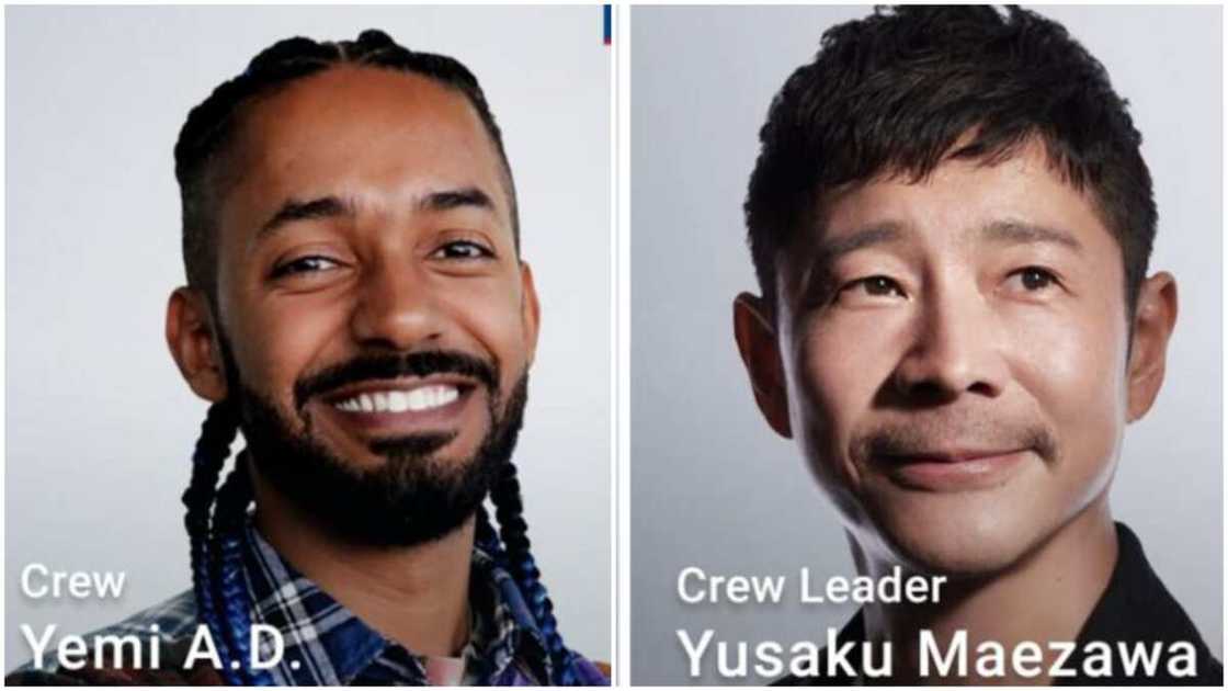 Yemi Akinyemi Dele/Yusaku Maezawa/Japanese Billionaire/Nigerians joining Japanese billionaire on first civilian trip to the moon/Elon Musk/SpaceX Yemi Akinyemi Dele/Yusaku Maezawa/Japanese Billionaire/Nigerians joining Japanese billionaire on first civilian trip to the moon/Elon Musk/SpaceX