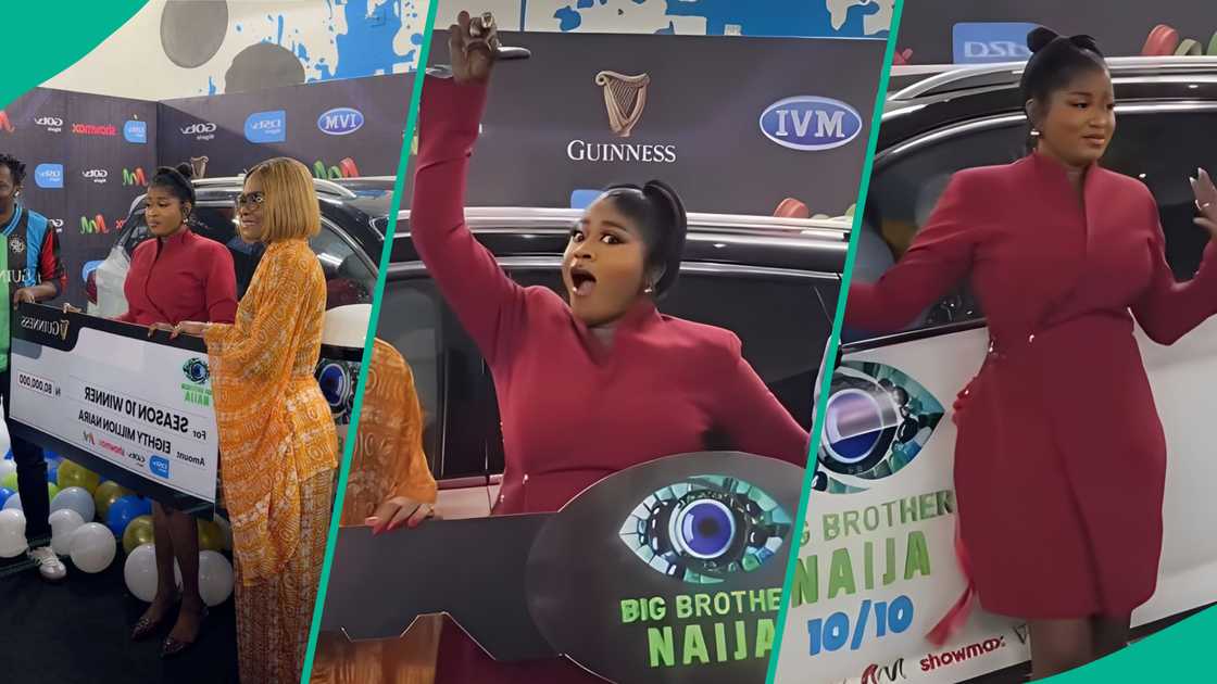 BBNaija winner Imisi rejoices as she gets her prize gifts from organisers