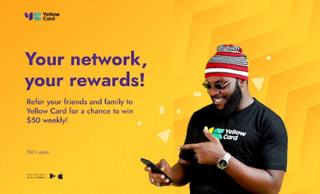 Yellow Card is giving $650 weekly to Nigerian Customers Yellow Card is giving $650 weekly to Nigerian Customers