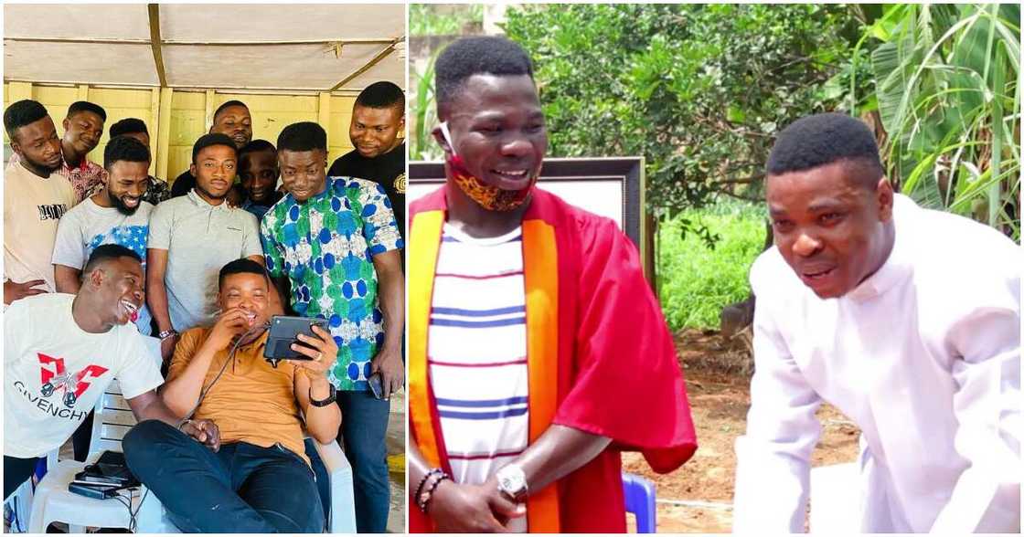 Comedian Woli Agba buys brand new cars for 3 of his skit-making crew members Comedian Woli Agba buys brand new cars for 3 of his skit-making crew members