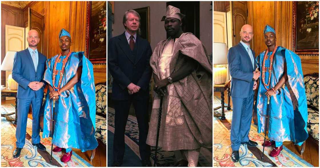 Photos of Enioluwa Adeoluwa and Olusegun Obasanjo Photos of Enioluwa Adeoluwa and Olusegun Obasanjo