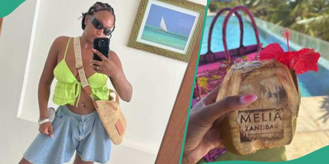 DJ Cuppy vacations in Zanzibar. DJ Cuppy vacations in Zanzibar.