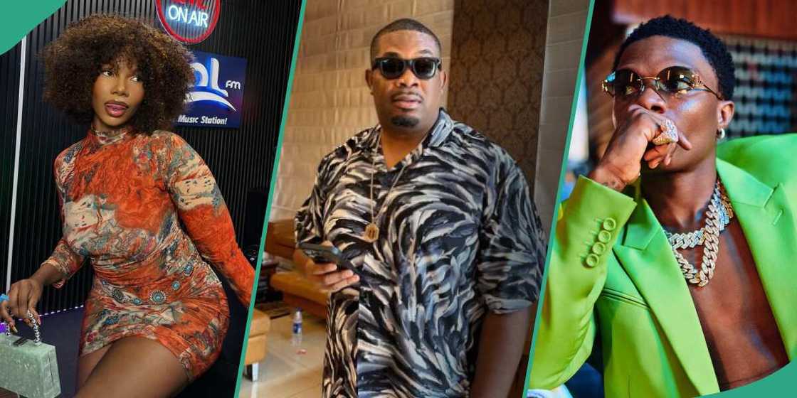 Tacha's comment about Wizkid's social media onslaught goes viral. Tacha's comment about Wizkid's social media onslaught goes viral.