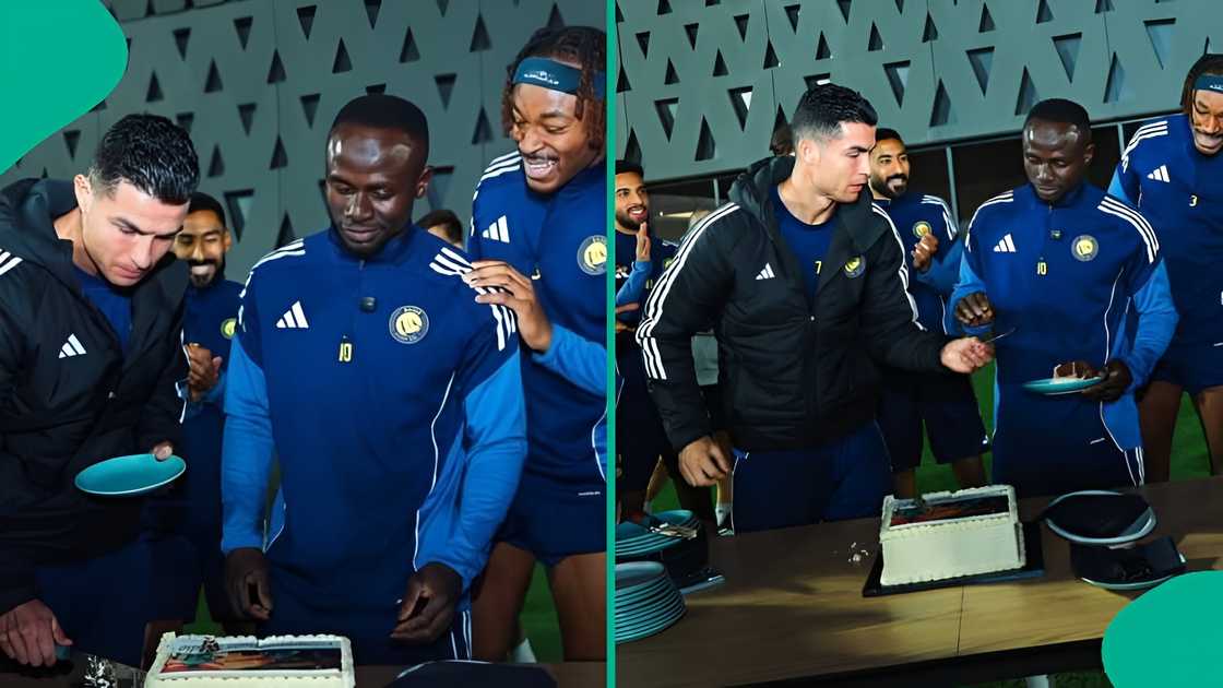 Man grabs attention as Ronaldo leads warm welcome for Sadio Mane at Al-Nassr Man grabs attention as Ronaldo leads warm welcome for Sadio Mane at Al-Nassr