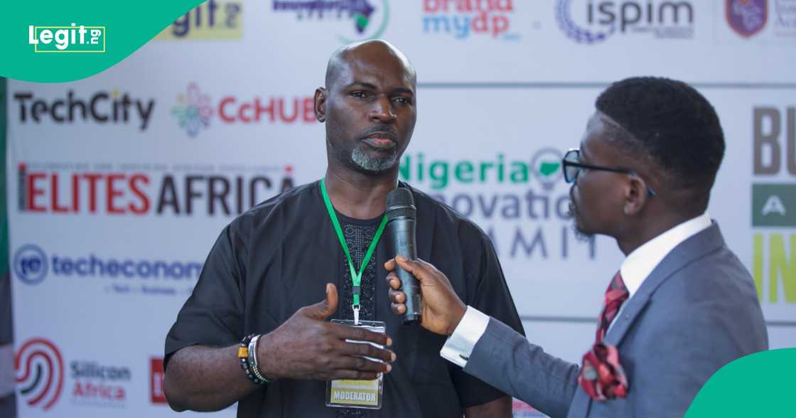 Victor Enengedi at the Nigeria Innovation Summit Victor Enengedi at the Nigeria Innovation Summit