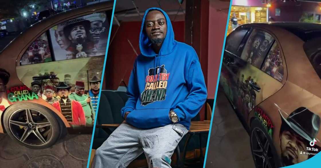 Lil Win flaunts branded A Country Called Ghana Mercedes Benz Lil Win flaunts branded A Country Called Ghana Mercedes Benz