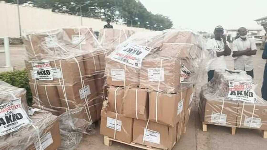 An raba kayan zabe a jihar Gombe An raba kayan zabe a jihar Gombe