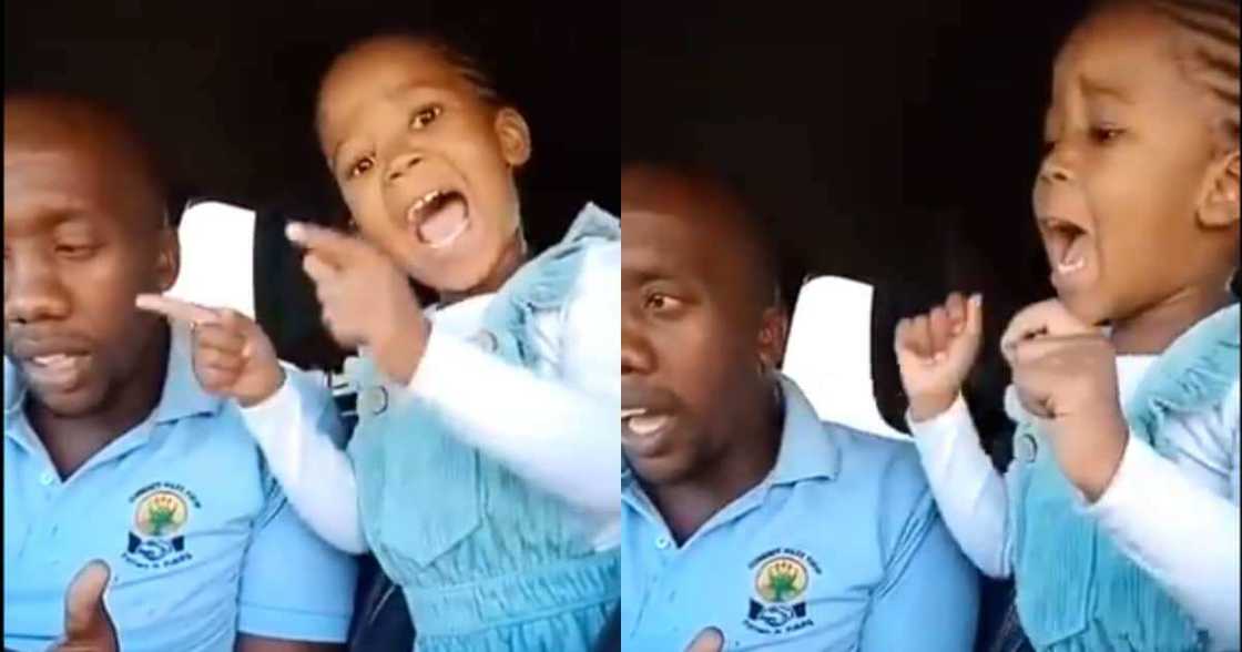 Little Girl Breaks the Internet with Melodious Voice as She Sings Popular Gospel Song with Dad, Many Hail Her Little Girl Breaks the Internet with Melodious Voice as She Sings Popular Gospel Song with Dad, Many Hail Her