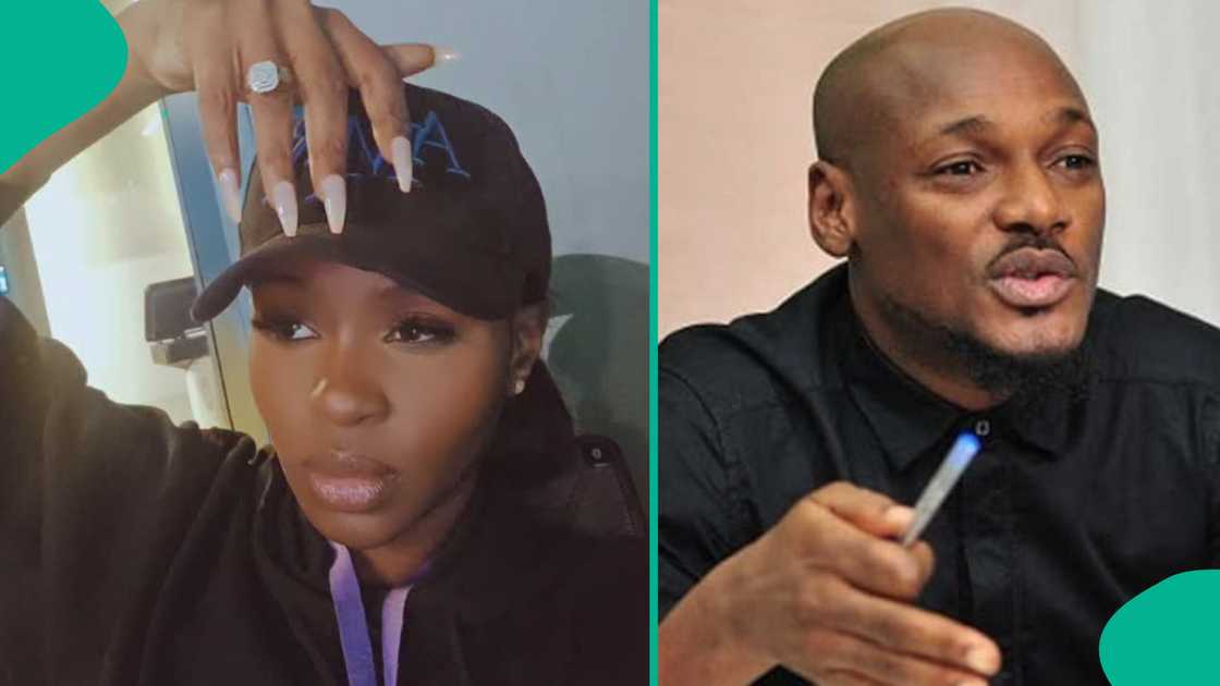 2Baba's wife Natasha Osawaru vibes to his 2006 hit song. 2Baba's wife Natasha Osawaru vibes to his 2006 hit song.
