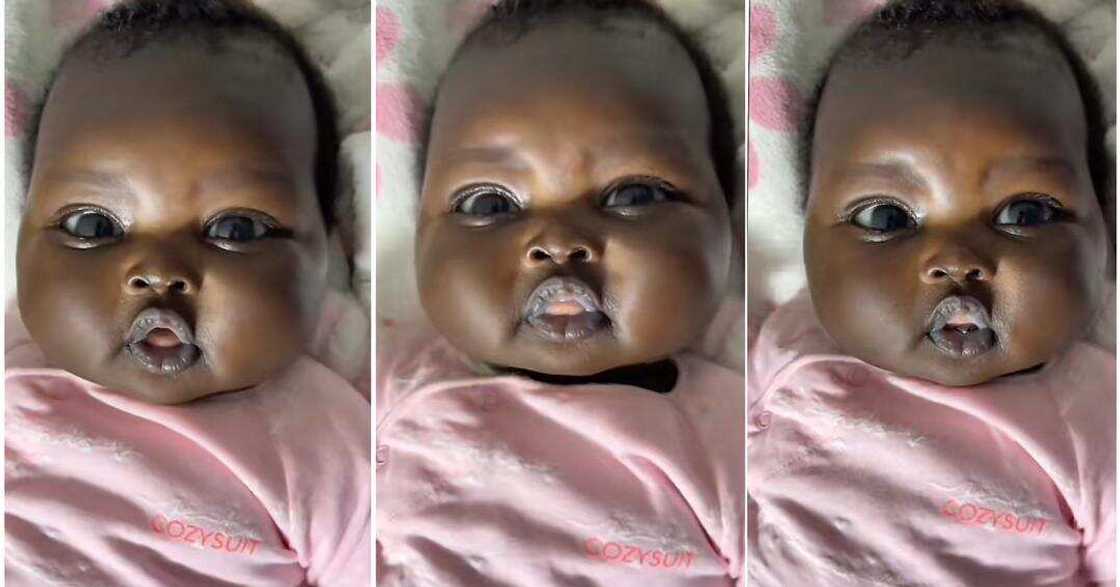 Beautiful baby with unique features Beautiful baby with unique features