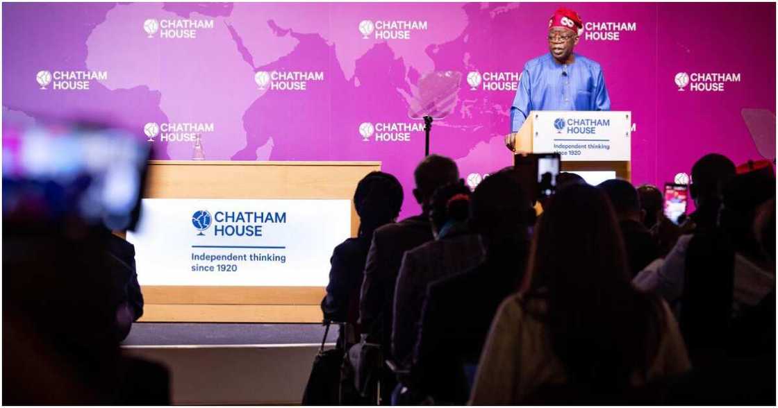 Chatham House, London, Asiwaju Ahmed Tinubu, PDP Campaign, 2023 elections, Dele Momodu, Atiku Abubakar, APC Chatham House, London, Asiwaju Ahmed Tinubu, PDP Campaign, 2023 elections, Dele Momodu, Atiku Abubakar, APC