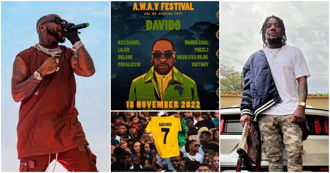 Davido, AWAY festival, CDQ Davido, AWAY festival, CDQ