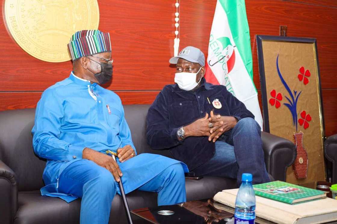 Ortom and Engr Aliyu Ortom and Engr Aliyu